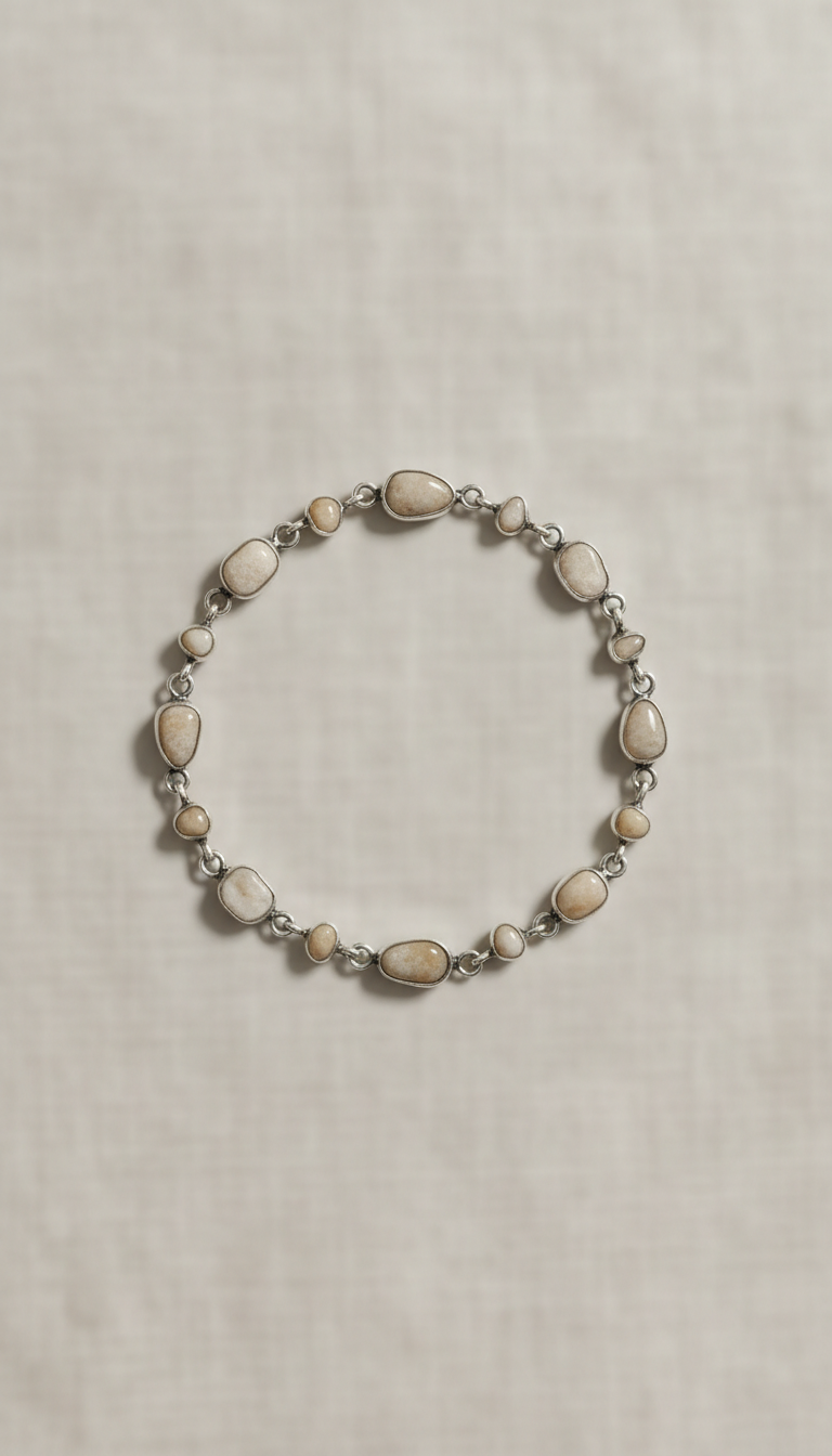 Bracelet délicat pierre fine