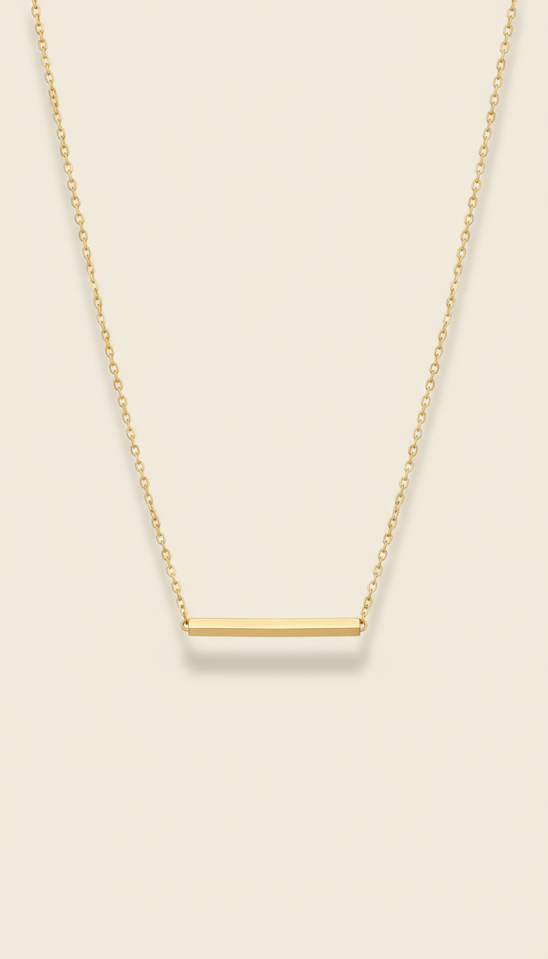 collier or chaîne délicate