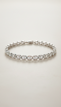 Collier diamant pur en or 18 carats