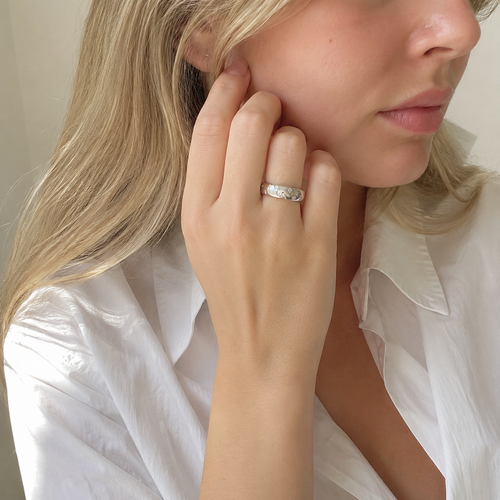 Bague Étoile Céleste  Argent 925 & Zircons