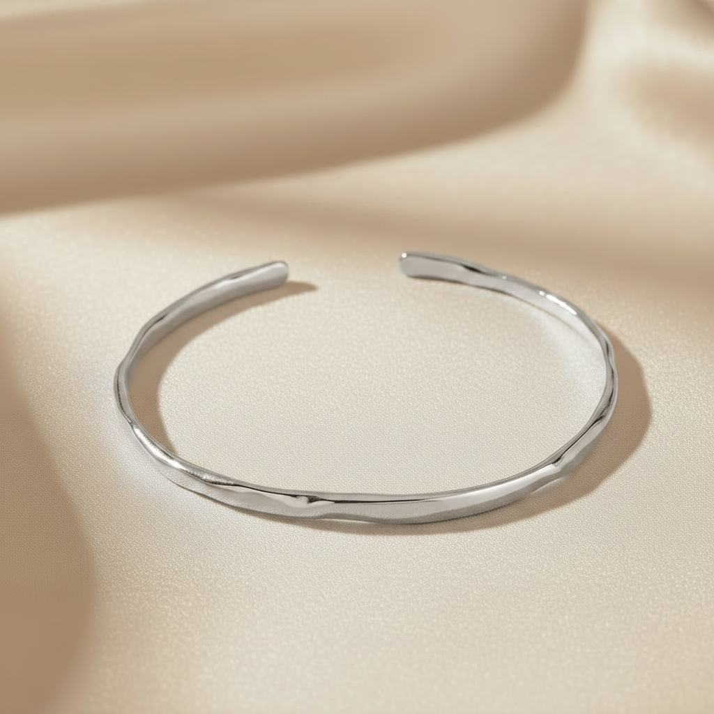 Bracelet Ouvert En Argent Sterling 925