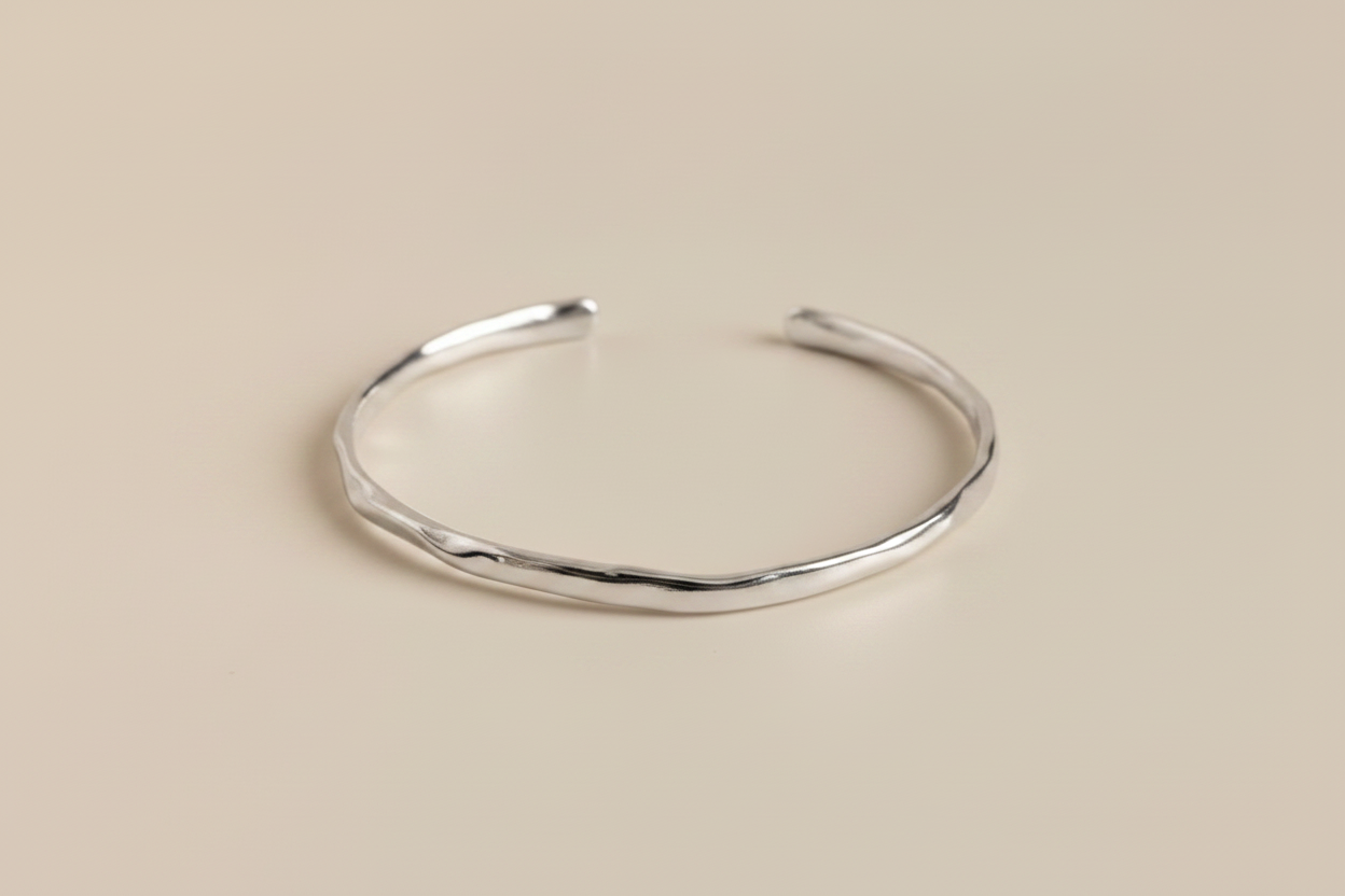 Bracelet Ouvert En Argent Sterling 925