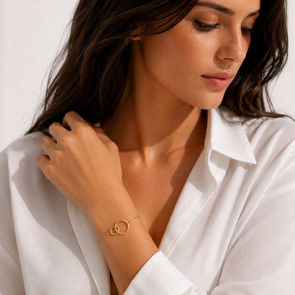 Bracelet Alliance Argent 925 & Or 18K
