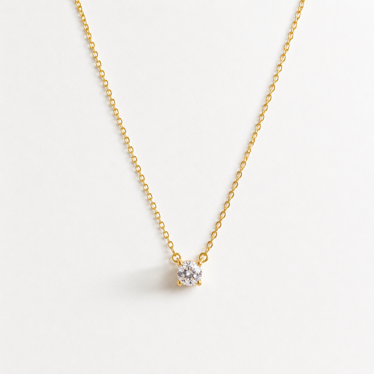 Collier Céleste Or — Argent 925 Dorure Or 18K & Zircone