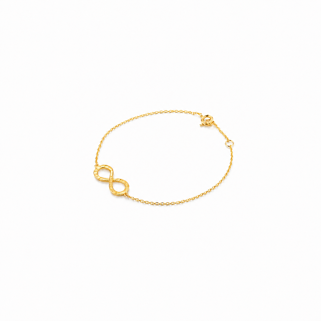 Bracelet Éternité Argent 925 & Or 18K