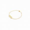 Bracelet Éternité Argent 925 & Or 18K