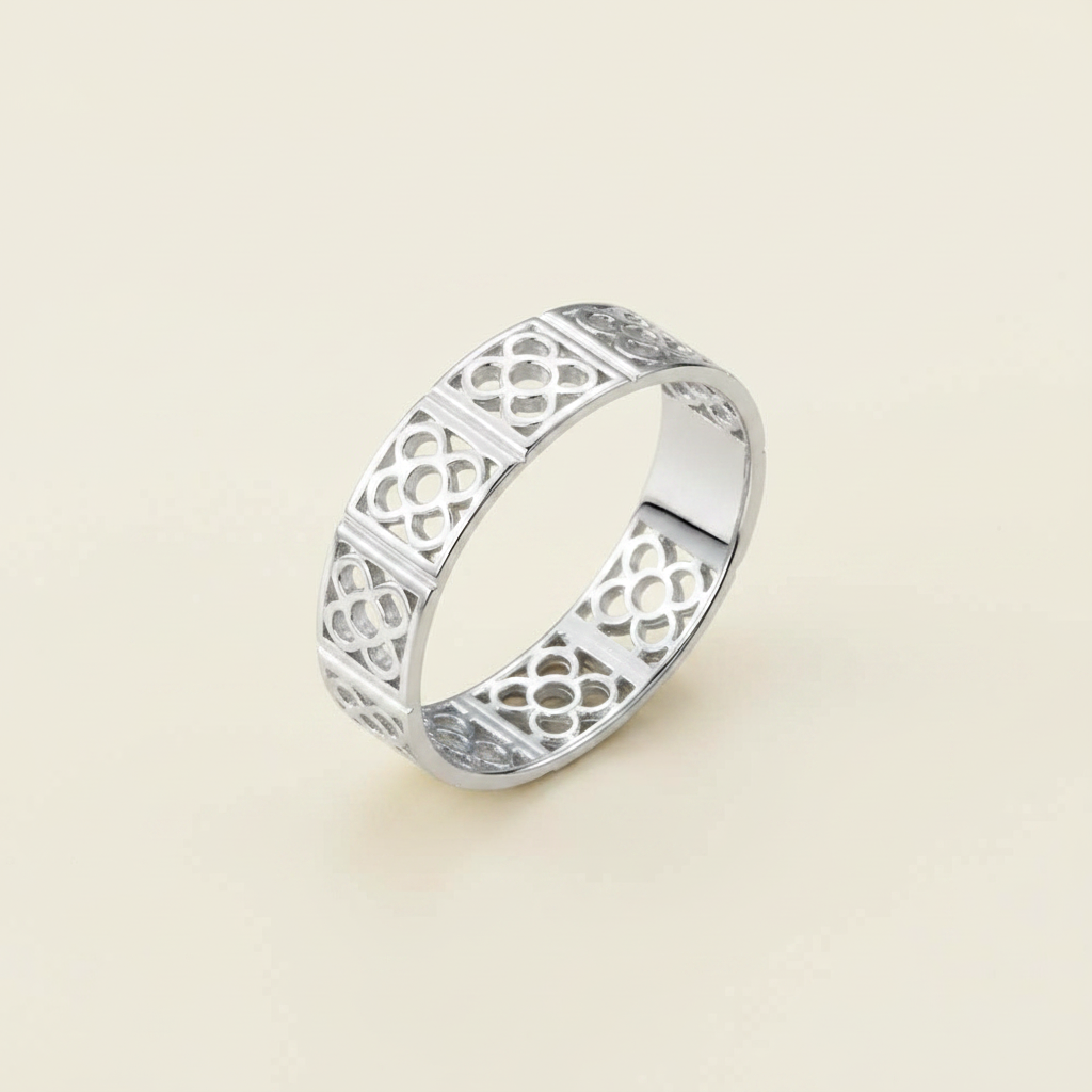 Bague Panot Argent - Flat lay