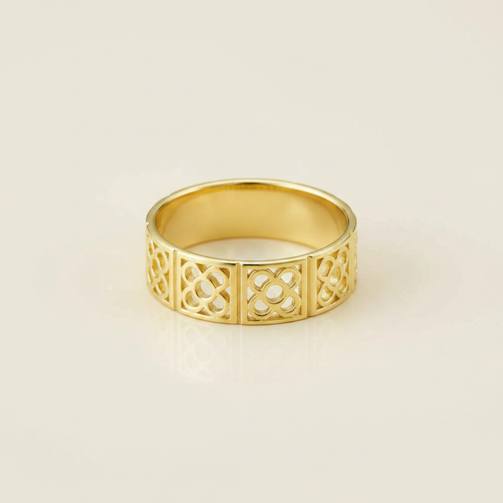 Bague Panot Barcelona Dorure Or 18K & Argent Rhodié — Argent 925