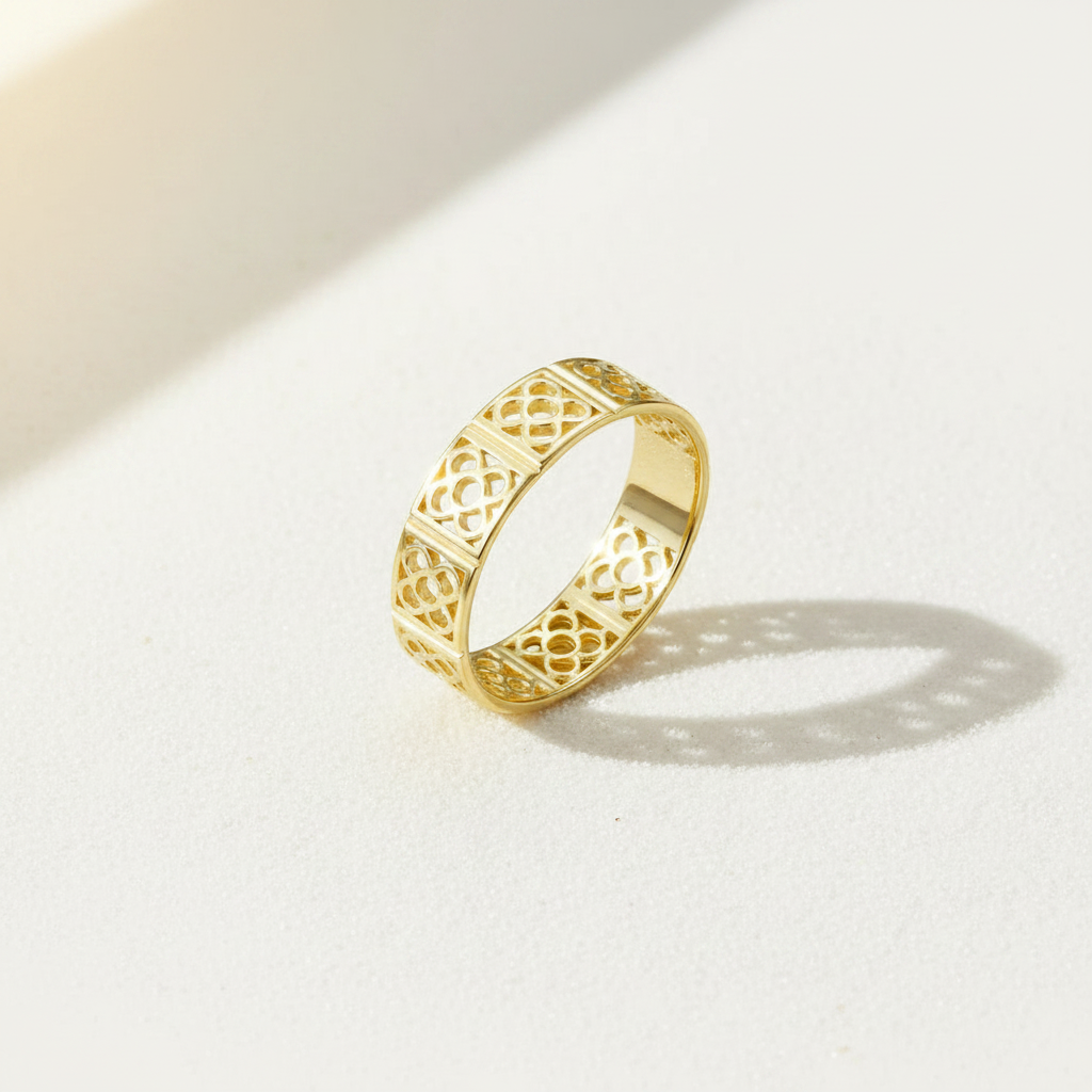 Bague Panot moins de zoom fond blanc lumière soleil