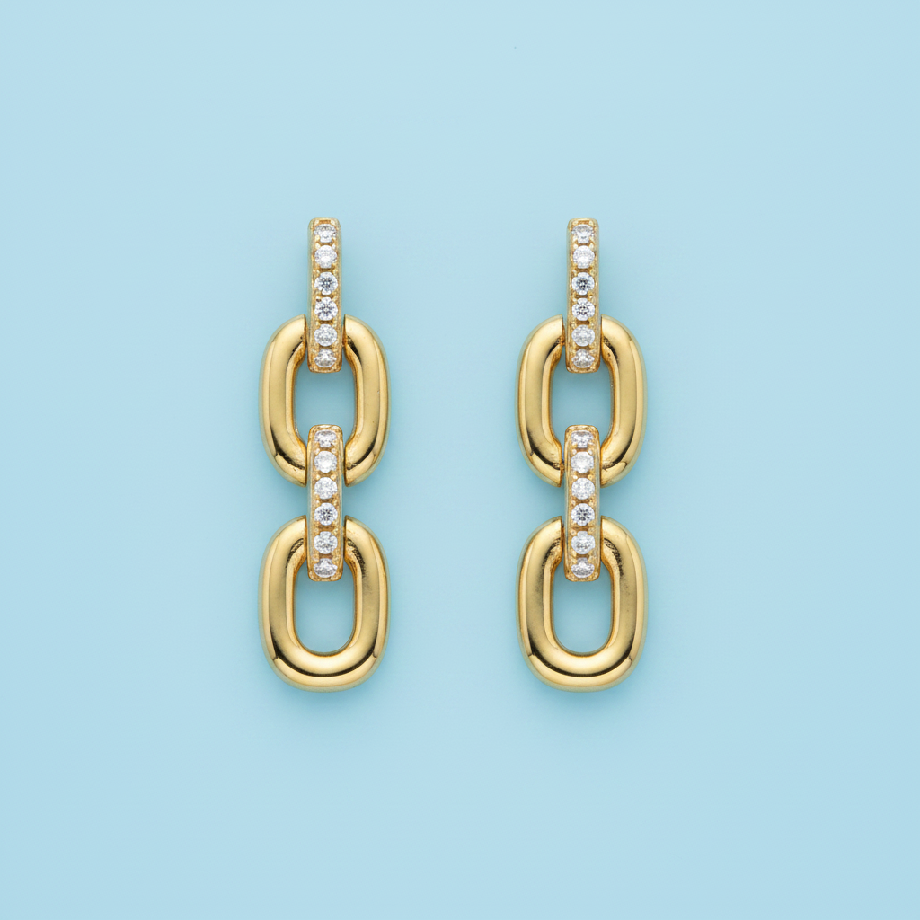 Boucles Maillon - Top view