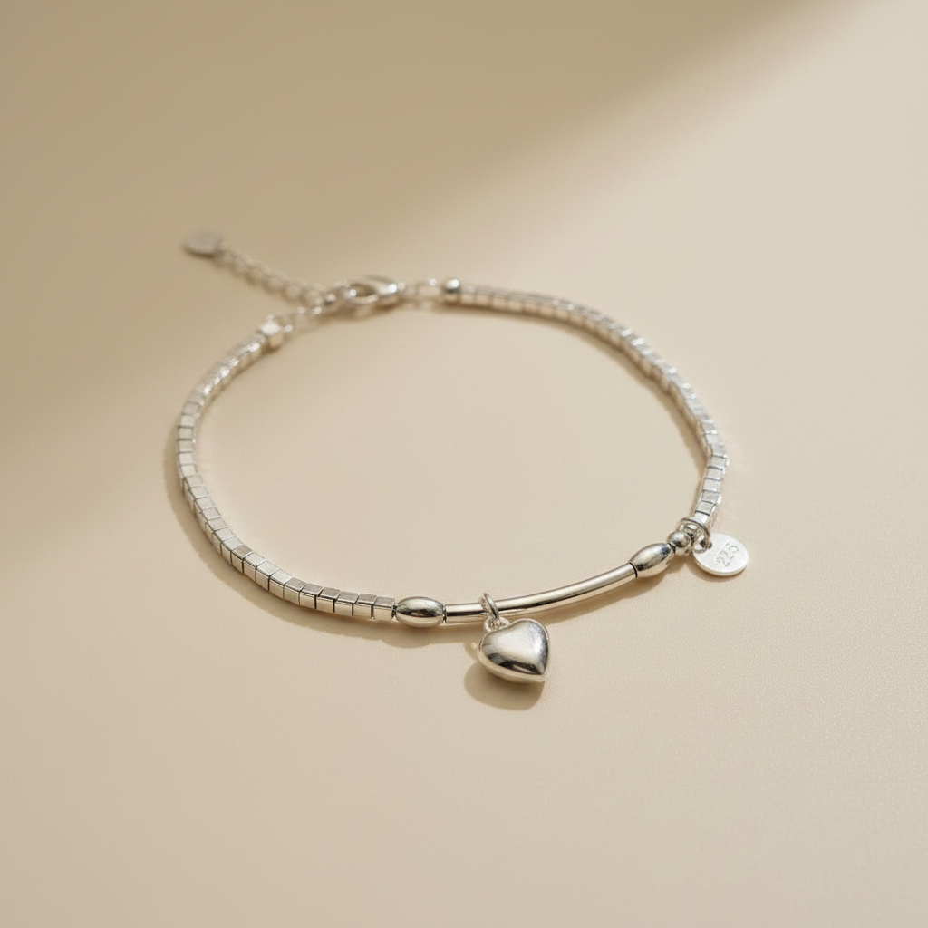 Bracelet Cœur - Angle