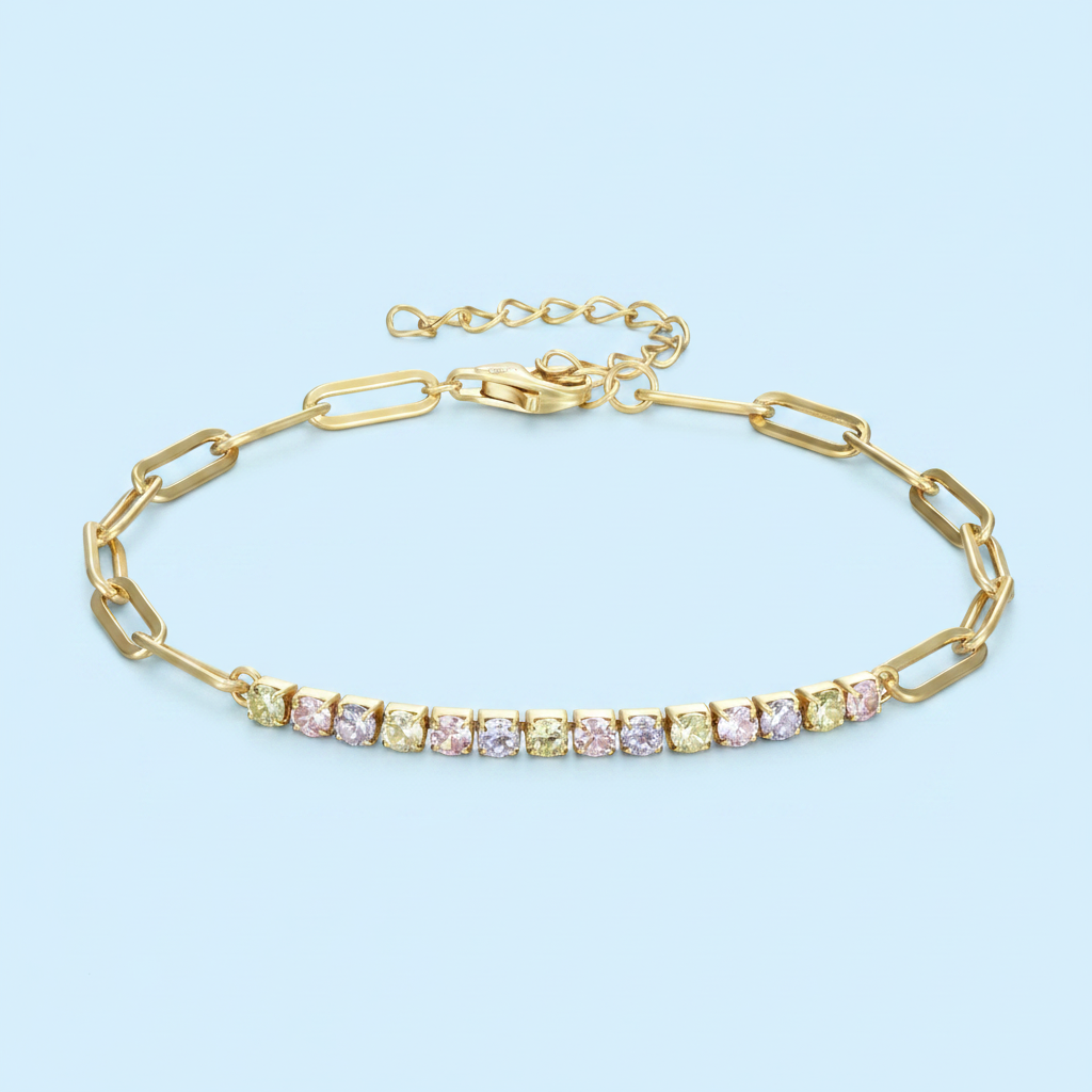 Bracelet Multicolore - Flat lay