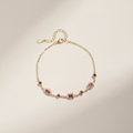 Bracelet Rubis Impérial fond écru ultra clair