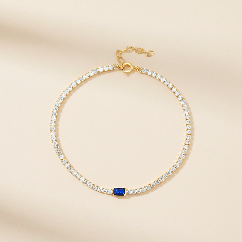 Bracelet Tennis - Flat lay