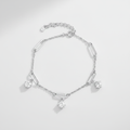 Bracelet Trilogie fond écru pur