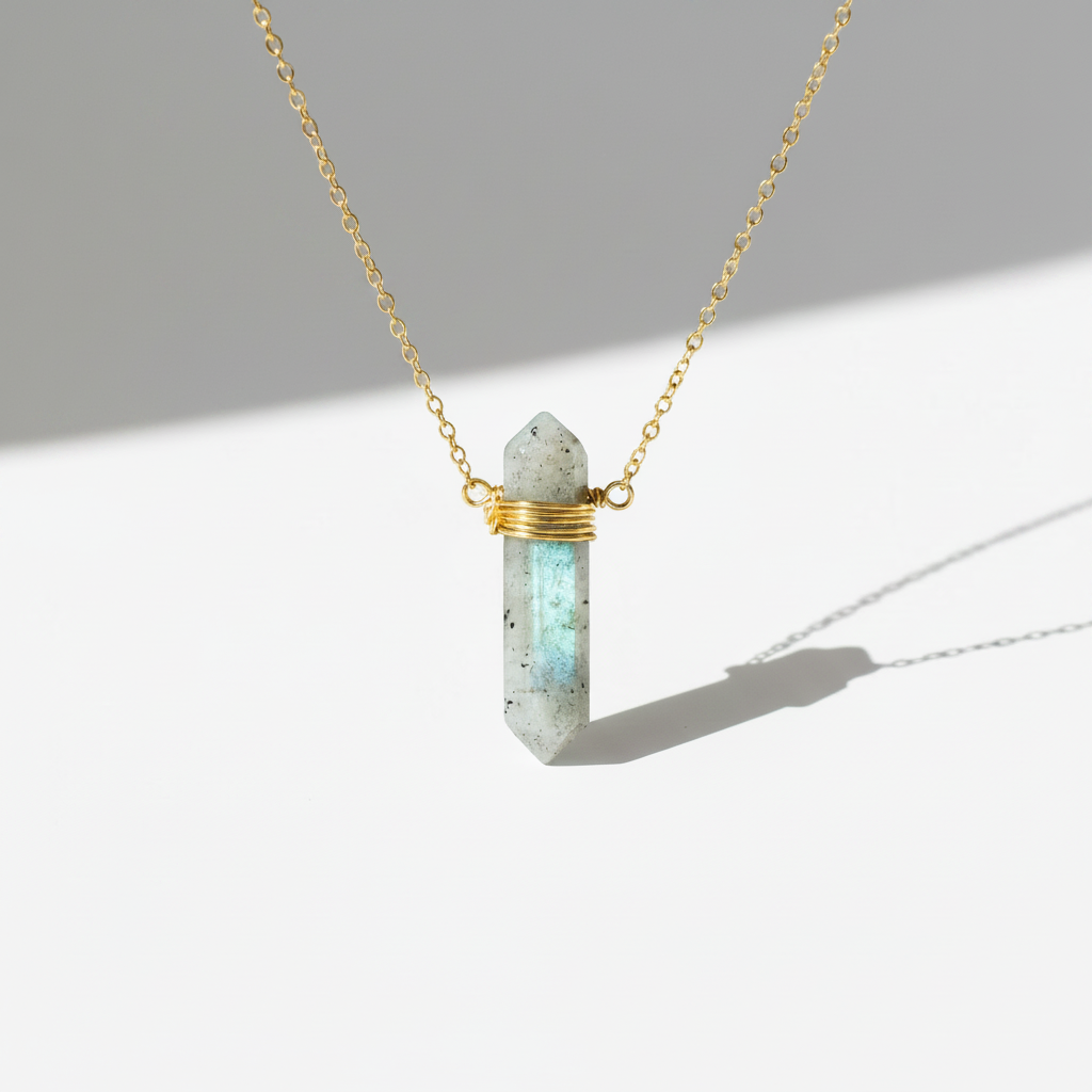 Collier Labradorite sans rayons visibles