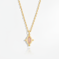 Collier Quartz Rose encore moins de zoom
