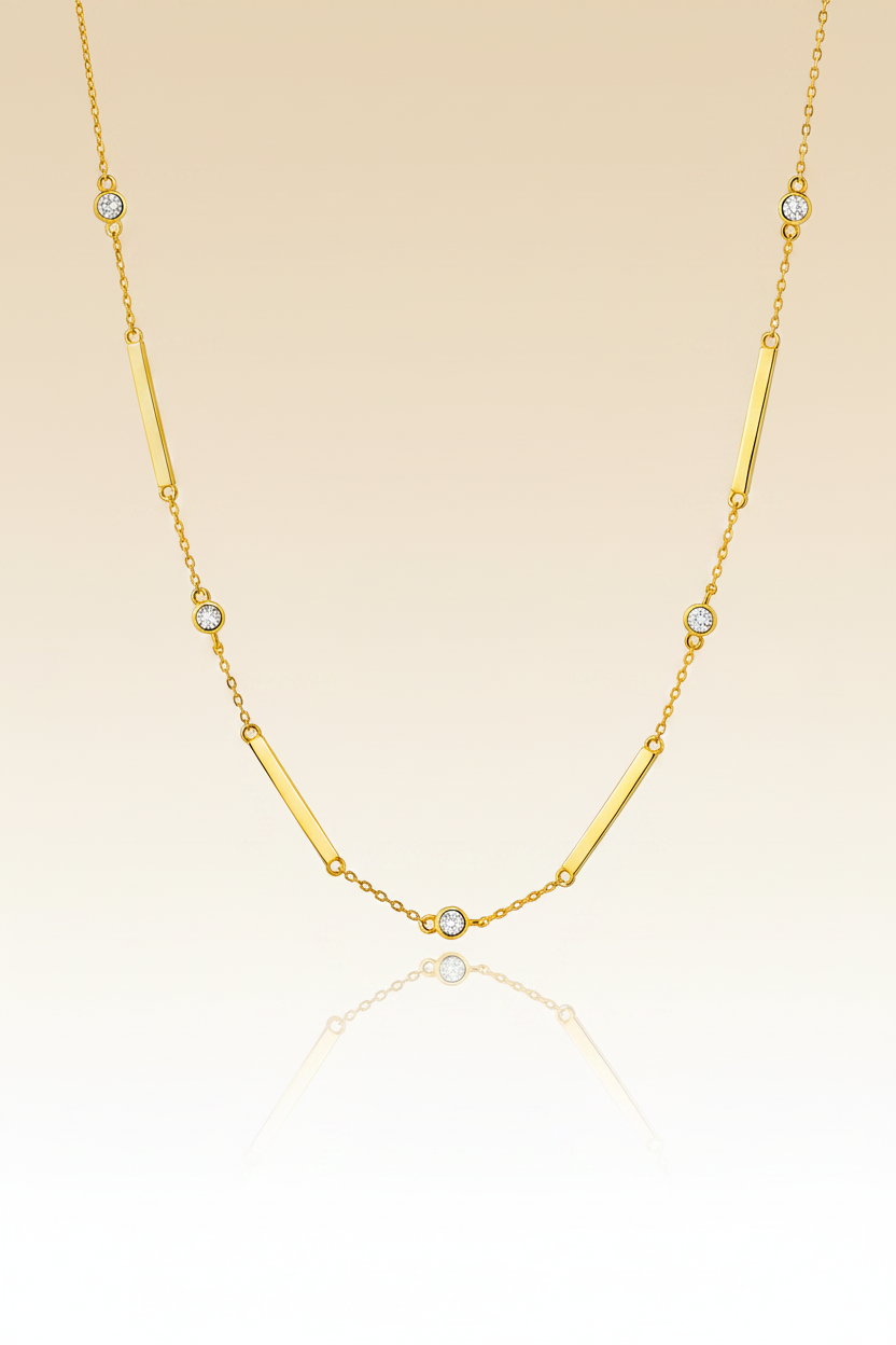Collier - vue complète fond beige