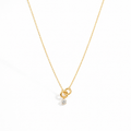 Collier Alliance Zircone Plaqué Or 18K