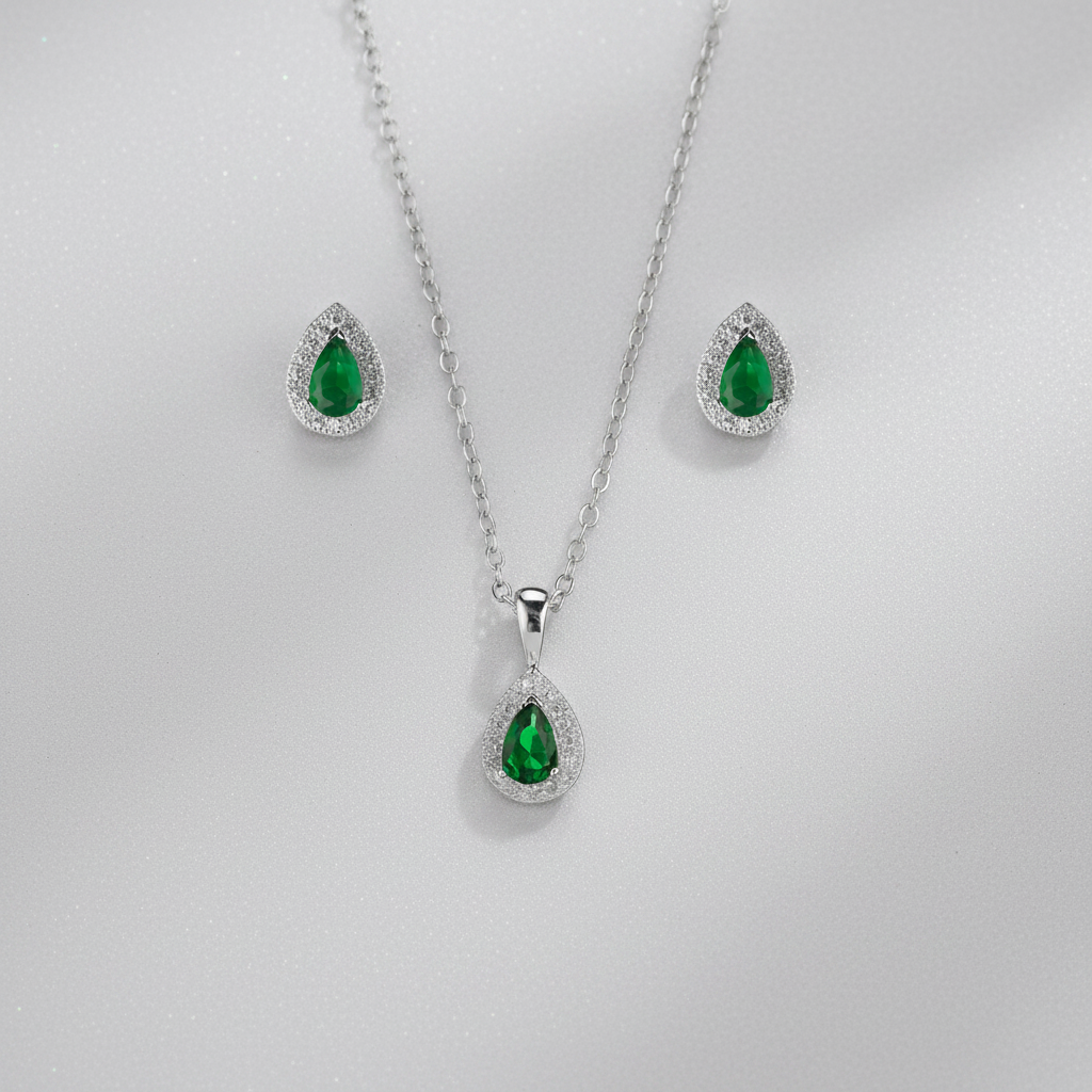 Ensemble Vert gris perle