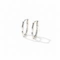 Boucles d'Oreilles Bambou Élysée  Argent Sterling 925