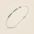 Jonc Zircones Argent - Debout