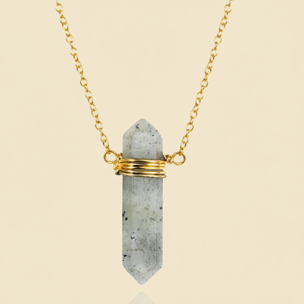 Labradorite écru