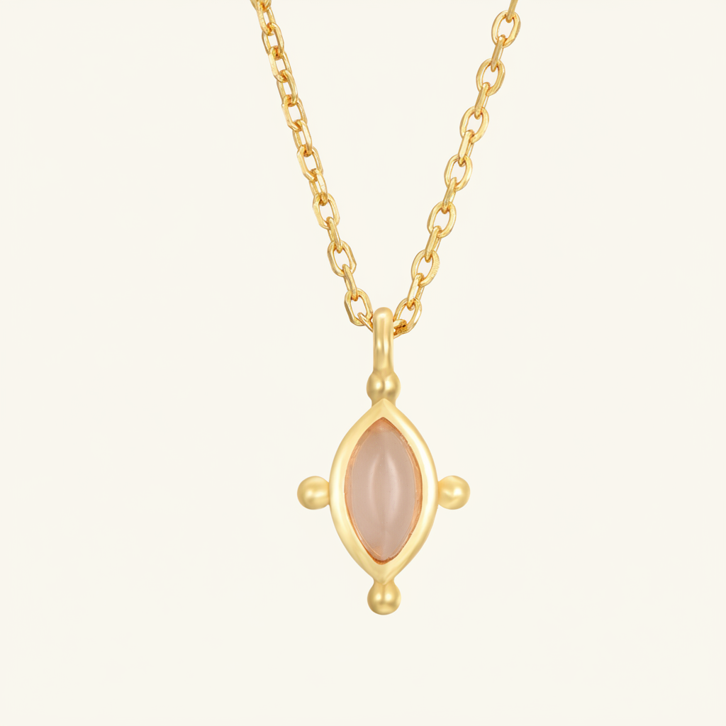 Quartz rose écru