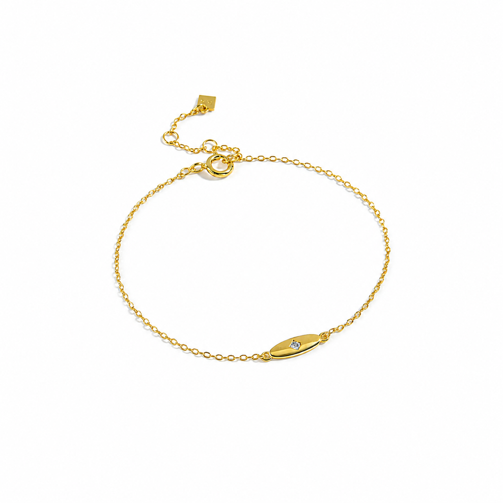 Bracelet Impérial Plaqué Or 18K Argent 925