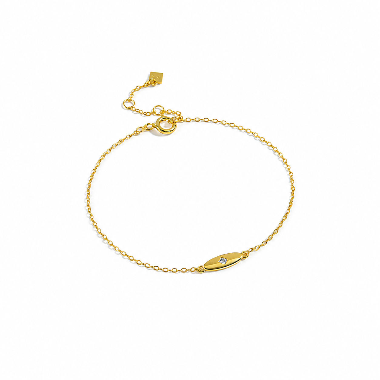 Bracelet Impérial Plaqué Or 18K Argent 925