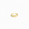 Bague Soleil Doré  Argent 925 Plaqué Or 18 Carats & Zircons